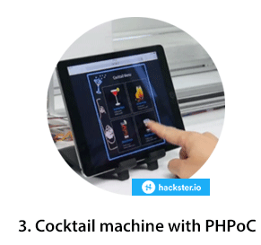 Cocktail machine with PHPoC 