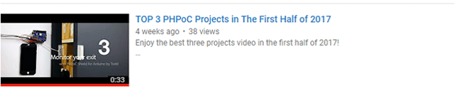 TOP 3 PHPoC Projects in The First Half of 2017