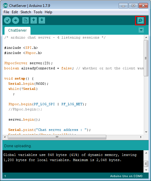 Serial Monitor