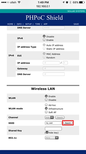 Search WLAN