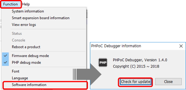 PHPoC Debugger Manual